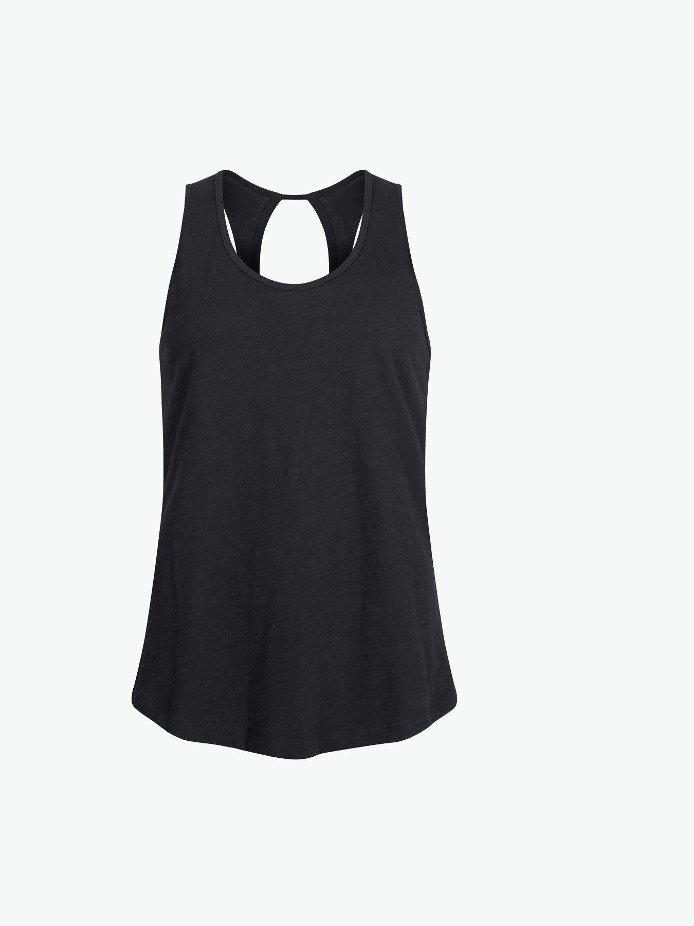 Clique Slub Tanktop Women - Zwart Tanktop Dames Clique XS