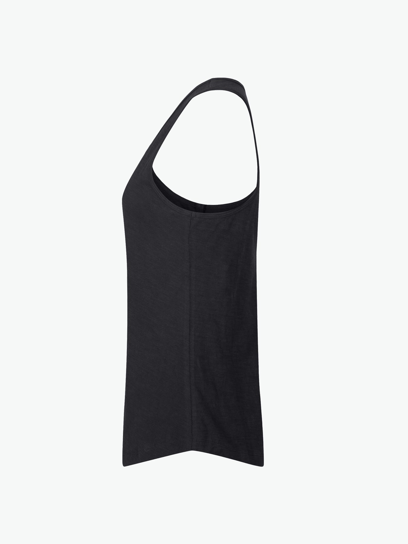 Clique Slub Tanktop Women - Zwart Tanktop Dames Clique