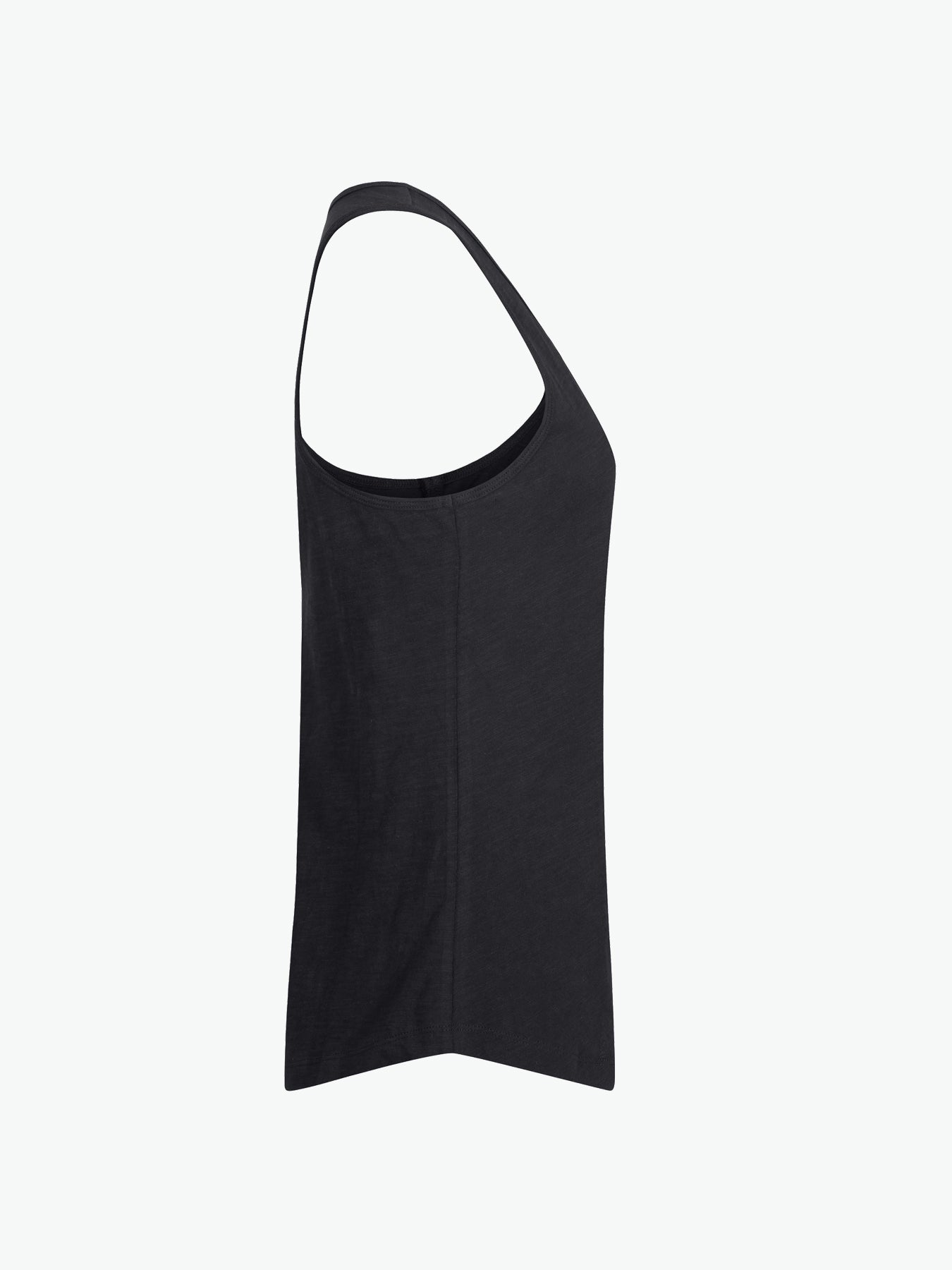 Clique Slub Tanktop Women - Zwart Tanktop Dames Clique