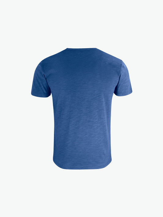 Clique Slub-T - Blauwmelange T-Shirt Clique