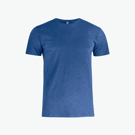 Clique Slub-T - Blauwmelange T-Shirt Clique XS