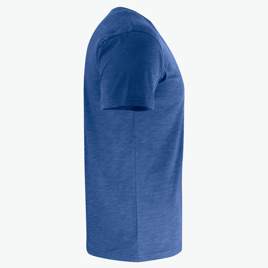 Clique Slub-T - Blauwmelange T-Shirt Clique