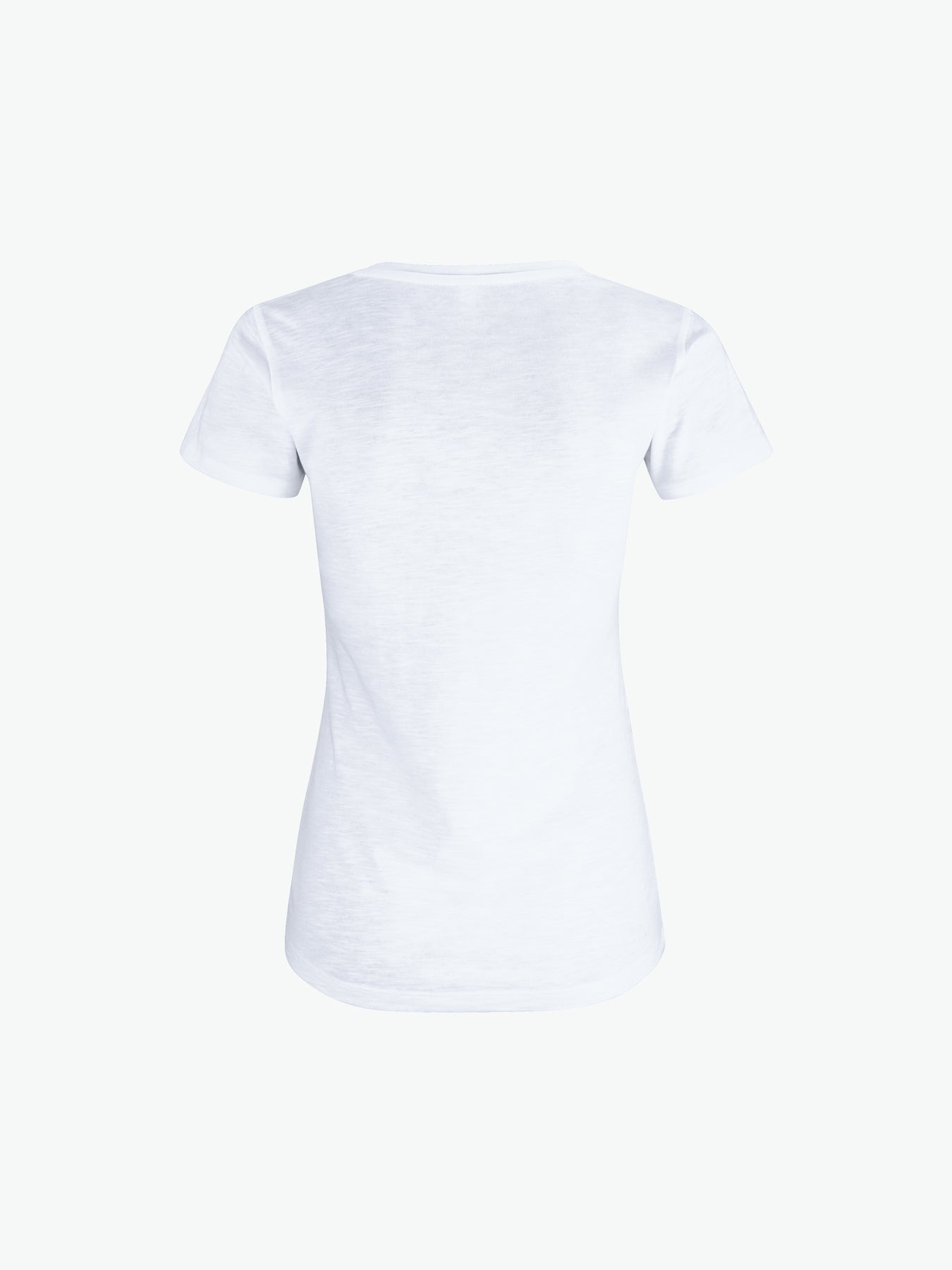 Clique Slub-T Women - Wit T-Shirt Dames Clique