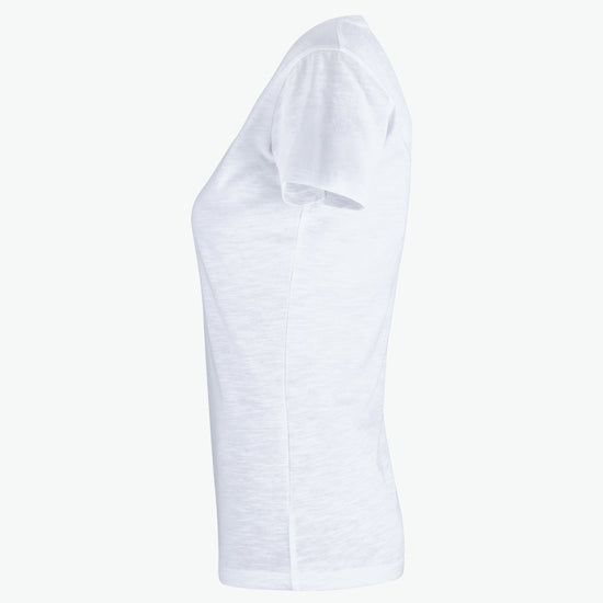 Clique Slub-T Women - Wit T-Shirt Dames Clique