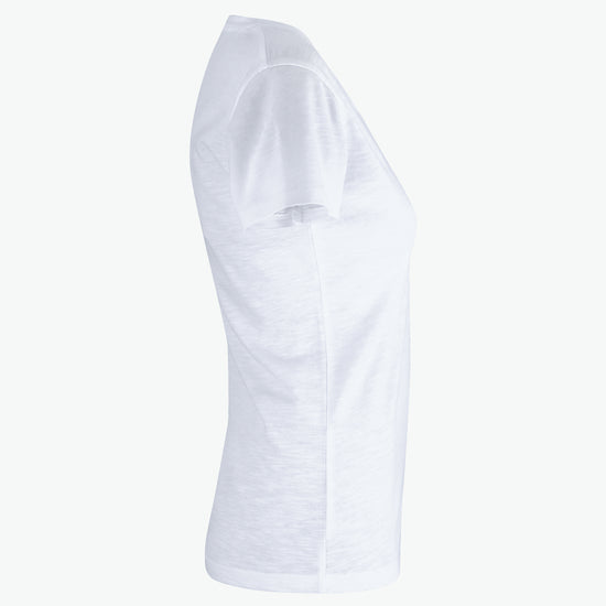 Clique Slub-T Women - Wit T-Shirt Dames Clique