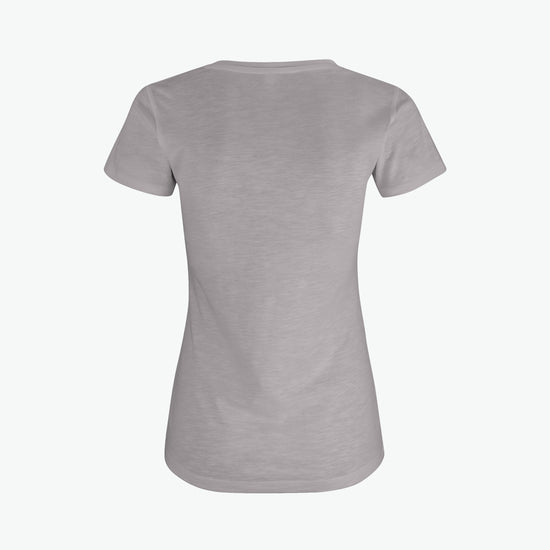 Clique Slub-T Women - Grijs T-Shirt Dames Clique