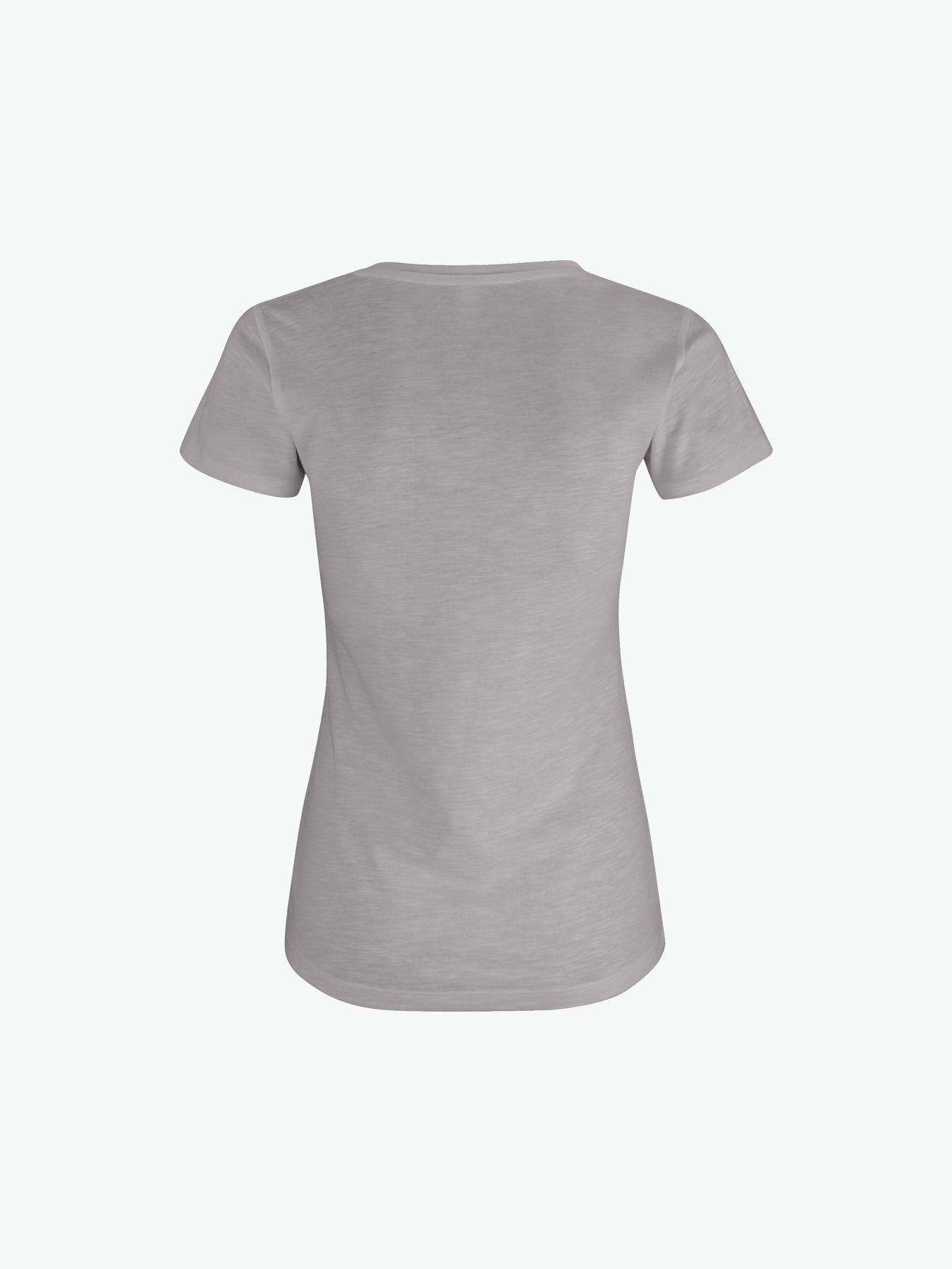 Clique Slub-T Women - Grijs T-Shirt Dames Clique
