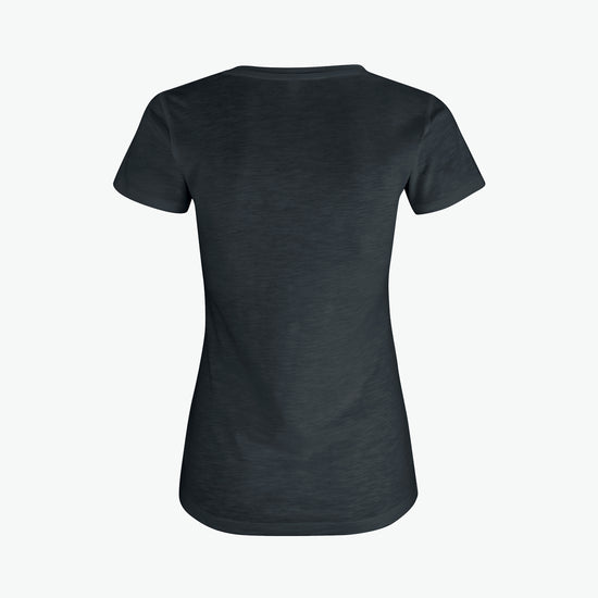 Clique Slub-T Women - Zwart T-Shirt Dames Clique