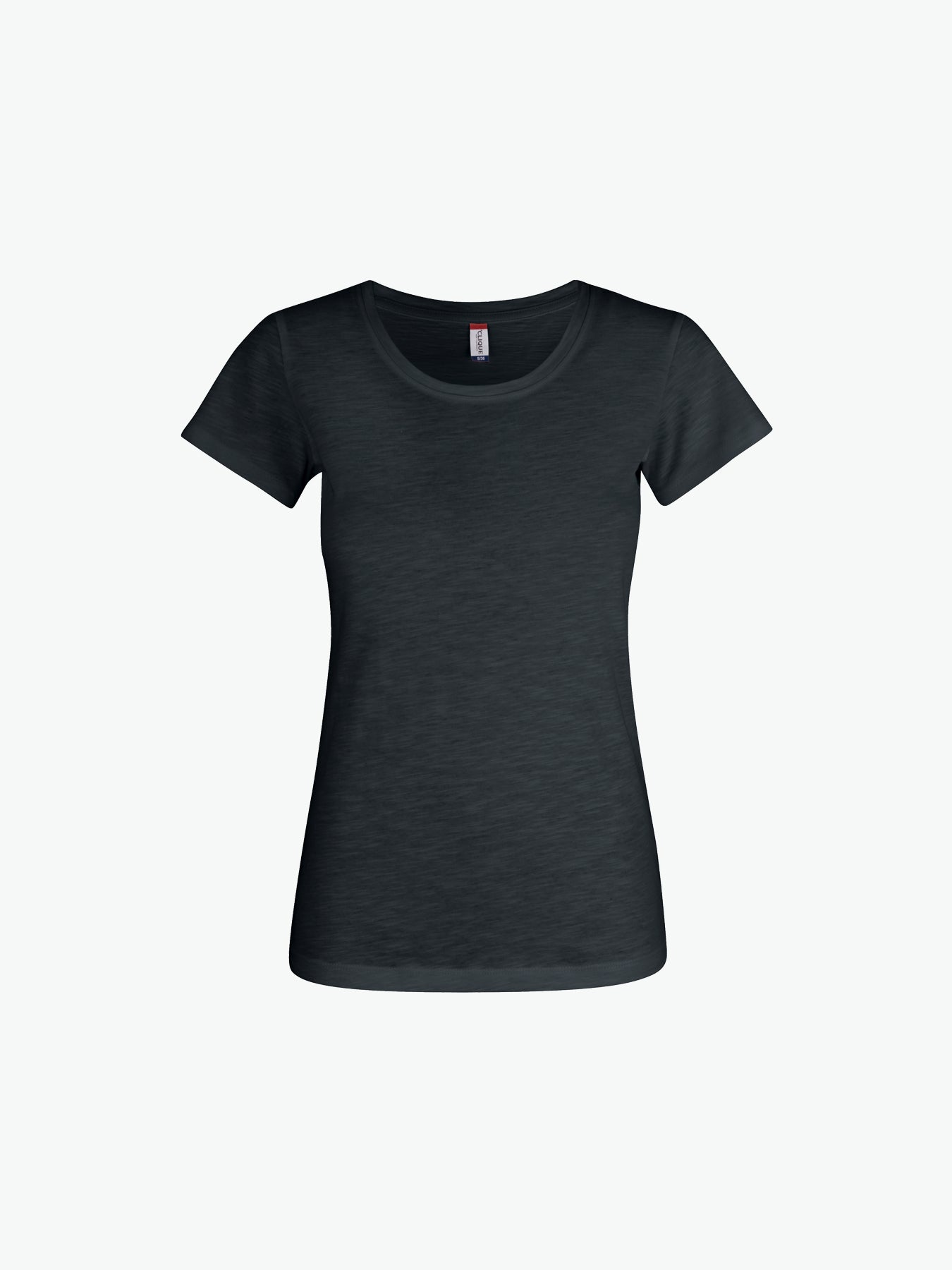 Clique Slub-T Women - Zwart T-Shirt Dames Clique XS