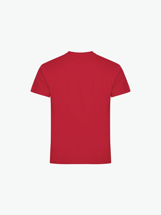 Clique Premium Long-T - Rood T-Shirt Clique