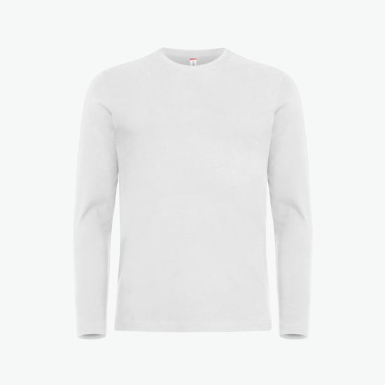 Clique Premium Fashion-T LS - Wit T-Shirt Clique XS