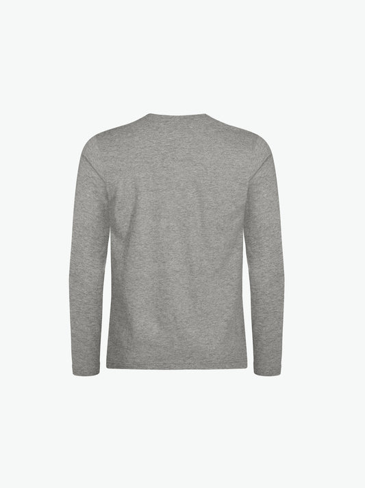 Clique Premium Fashion-T LS - Grijsmelange T-Shirt Clique