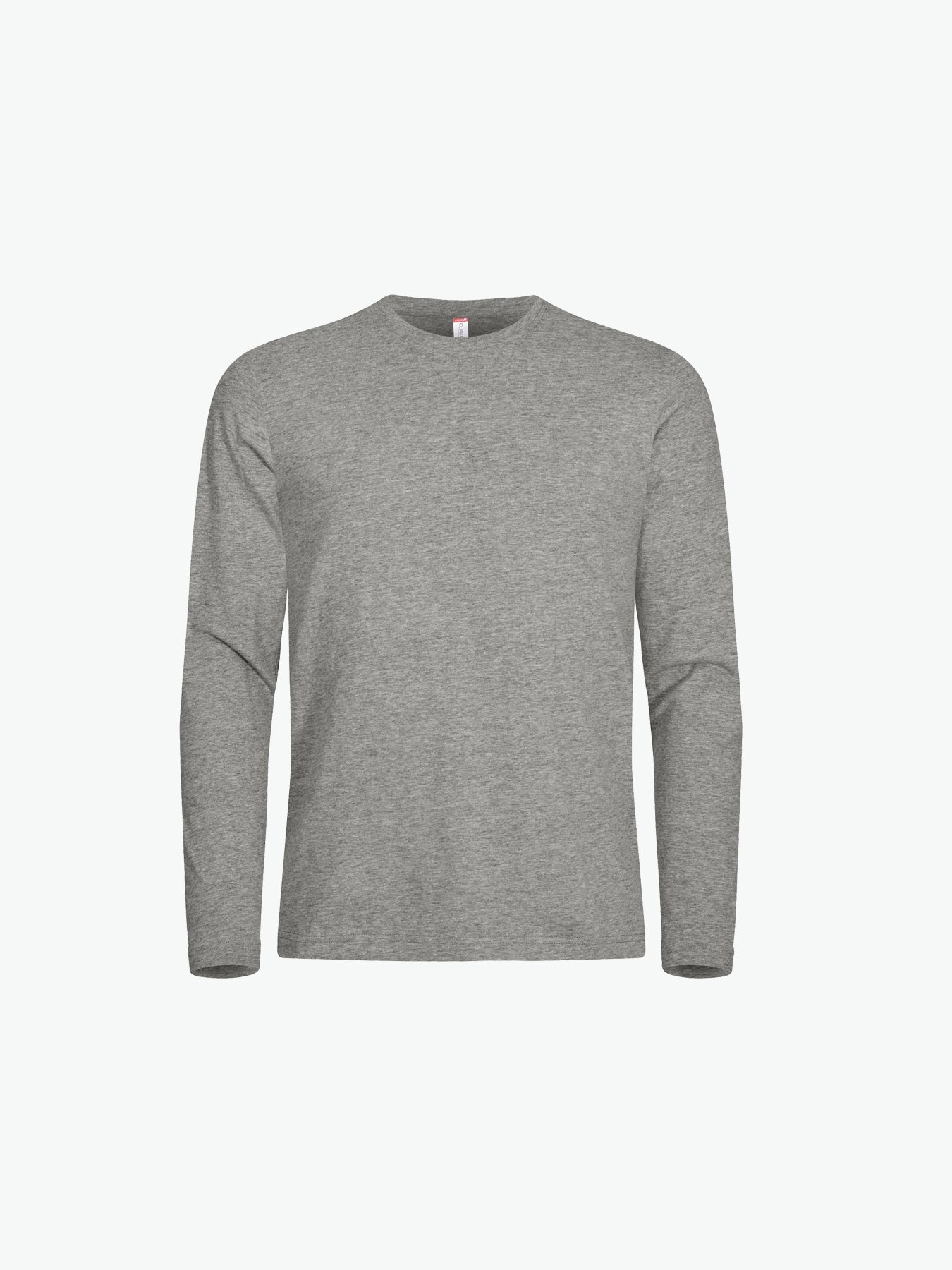 Clique Premium Fashion-T LS - Grijsmelange T-Shirt Clique XS