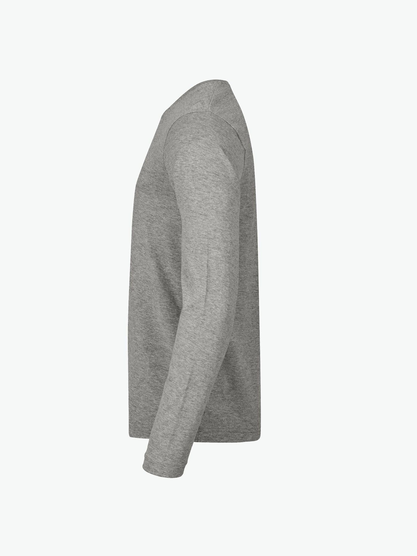 Clique Premium Fashion-T LS - Grijsmelange T-Shirt Clique