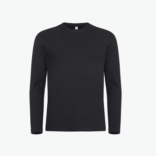 Clique Premium Fashion-T LS - Zwart T-Shirt Clique XS