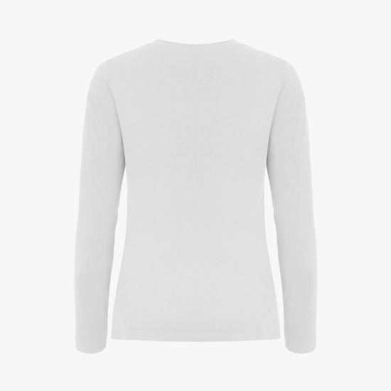 Clique Premium Fashion-T LS Women - Wit T-Shirt Dames Clique