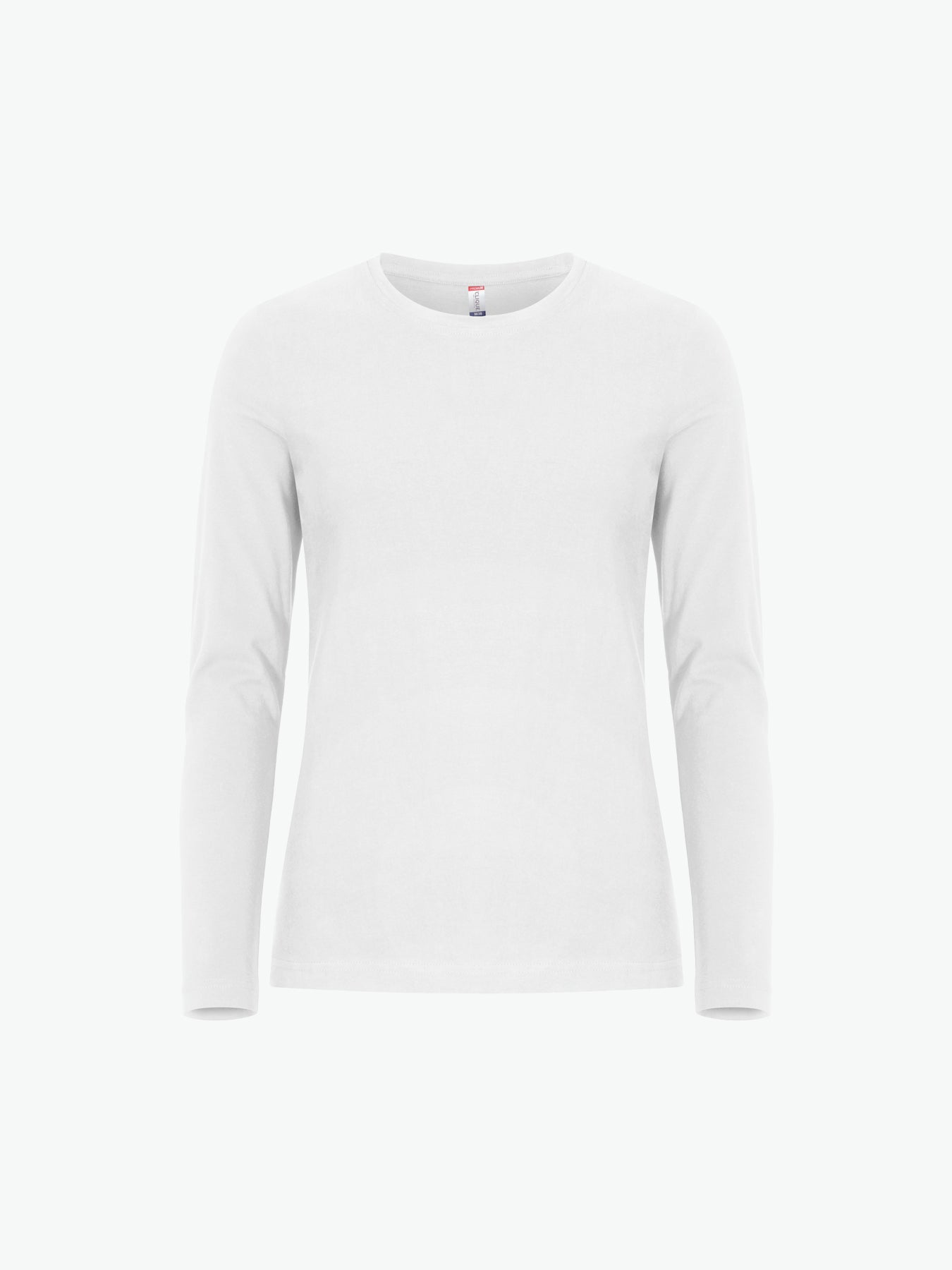 Clique Premium Fashion-T LS Women - Wit T-Shirt Dames Clique XS
