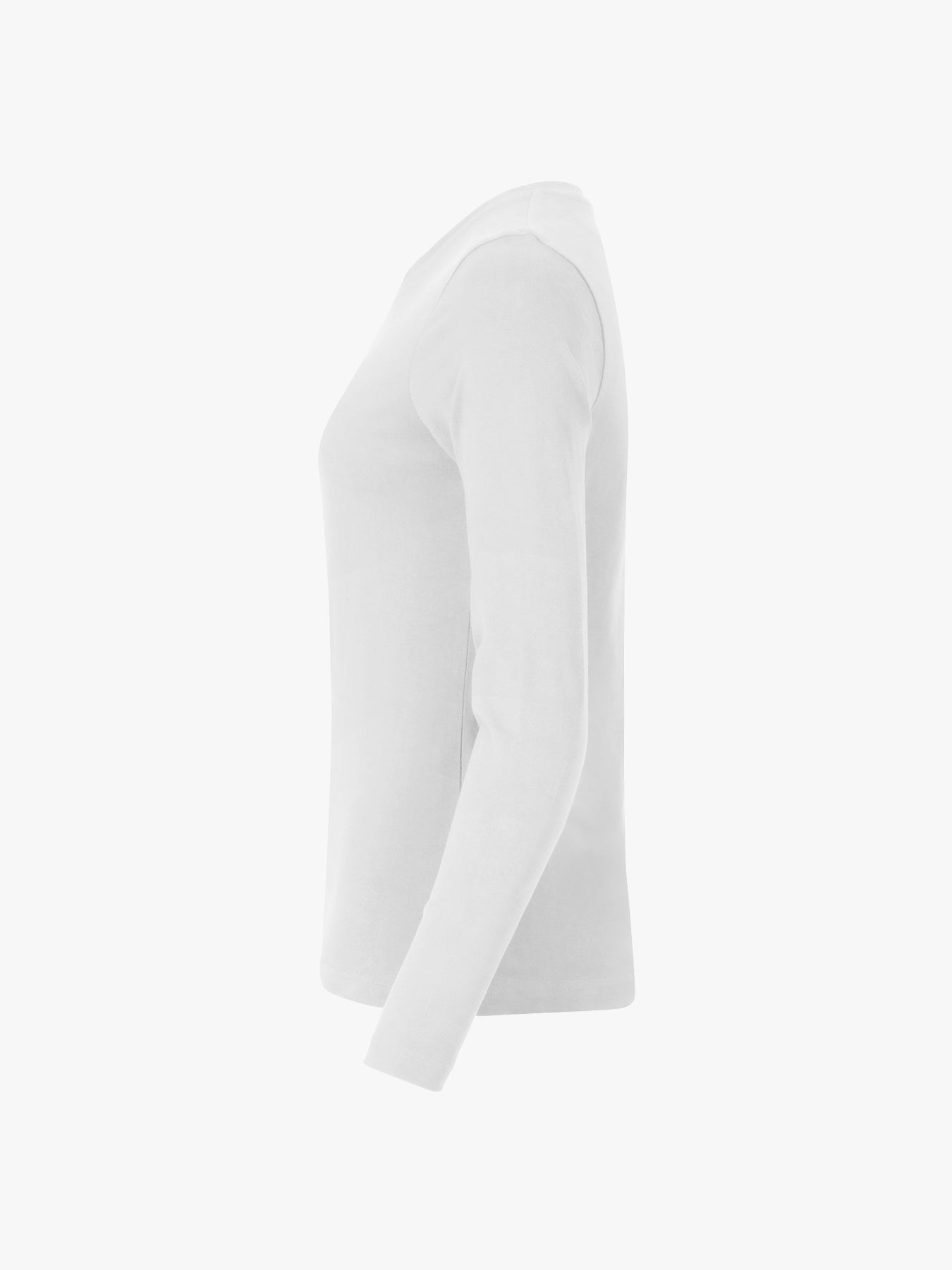 Clique Premium Fashion-T LS Women - Wit T-Shirt Dames Clique