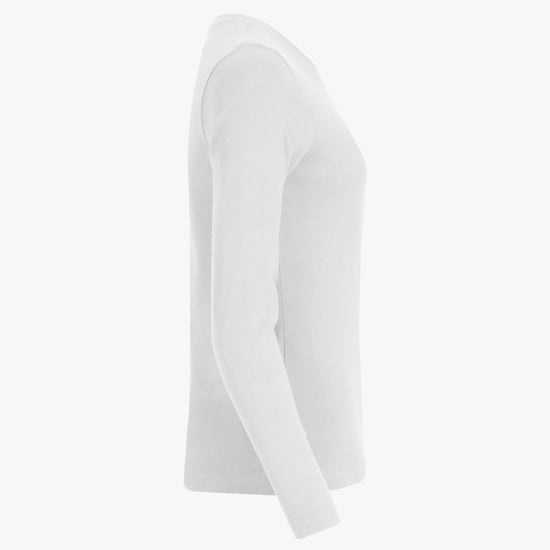 Clique Premium Fashion-T LS Women - Wit T-Shirt Dames Clique