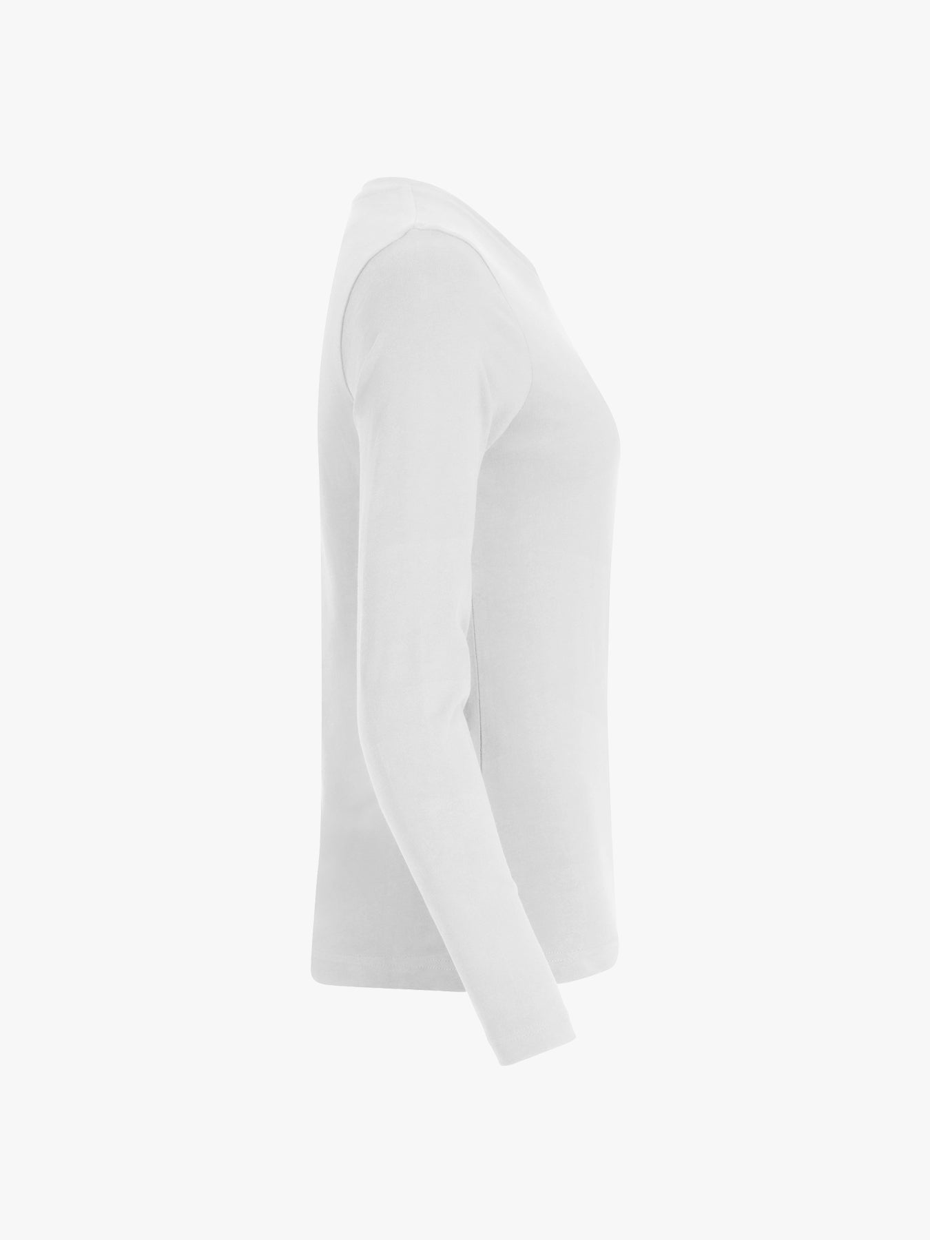 Clique Premium Fashion-T LS Women - Wit T-Shirt Dames Clique