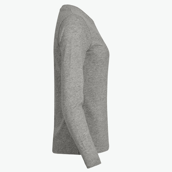 Clique Premium Fashion-T LS Women - Grijsmelange T-Shirt Dames Clique