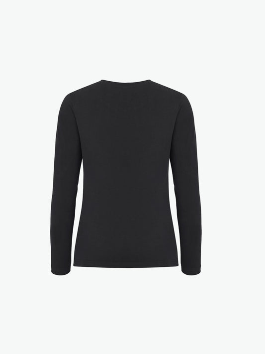 Clique Premium Fashion-T LS Women - Zwart T-Shirt Dames Clique