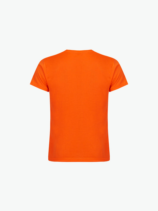 Clique New Classic-T - Signaaloranje T-Shirt Clique