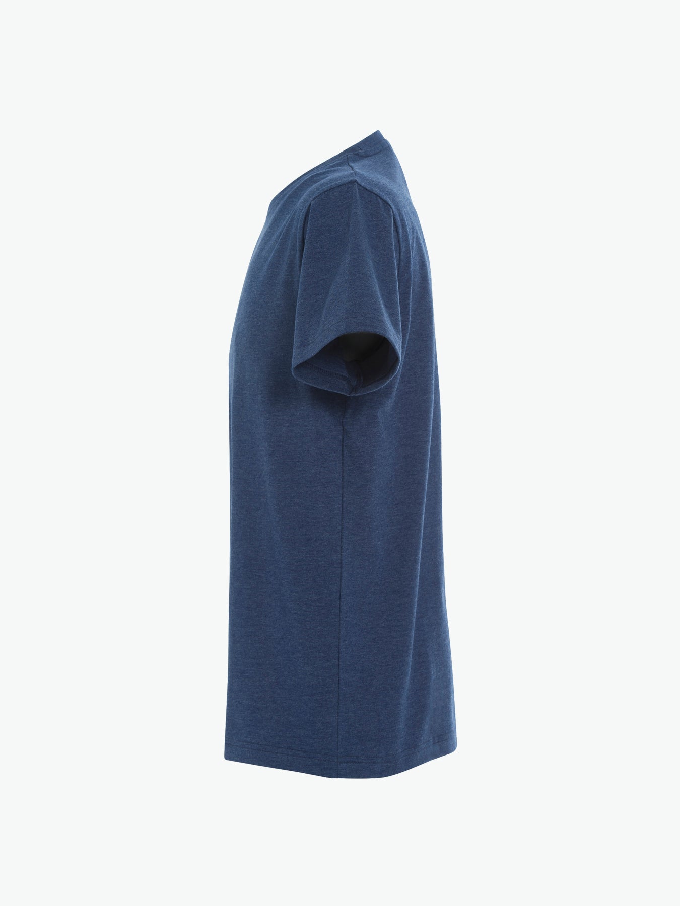 Clique New Classic-T - Blauwmelange T-Shirt Clique
