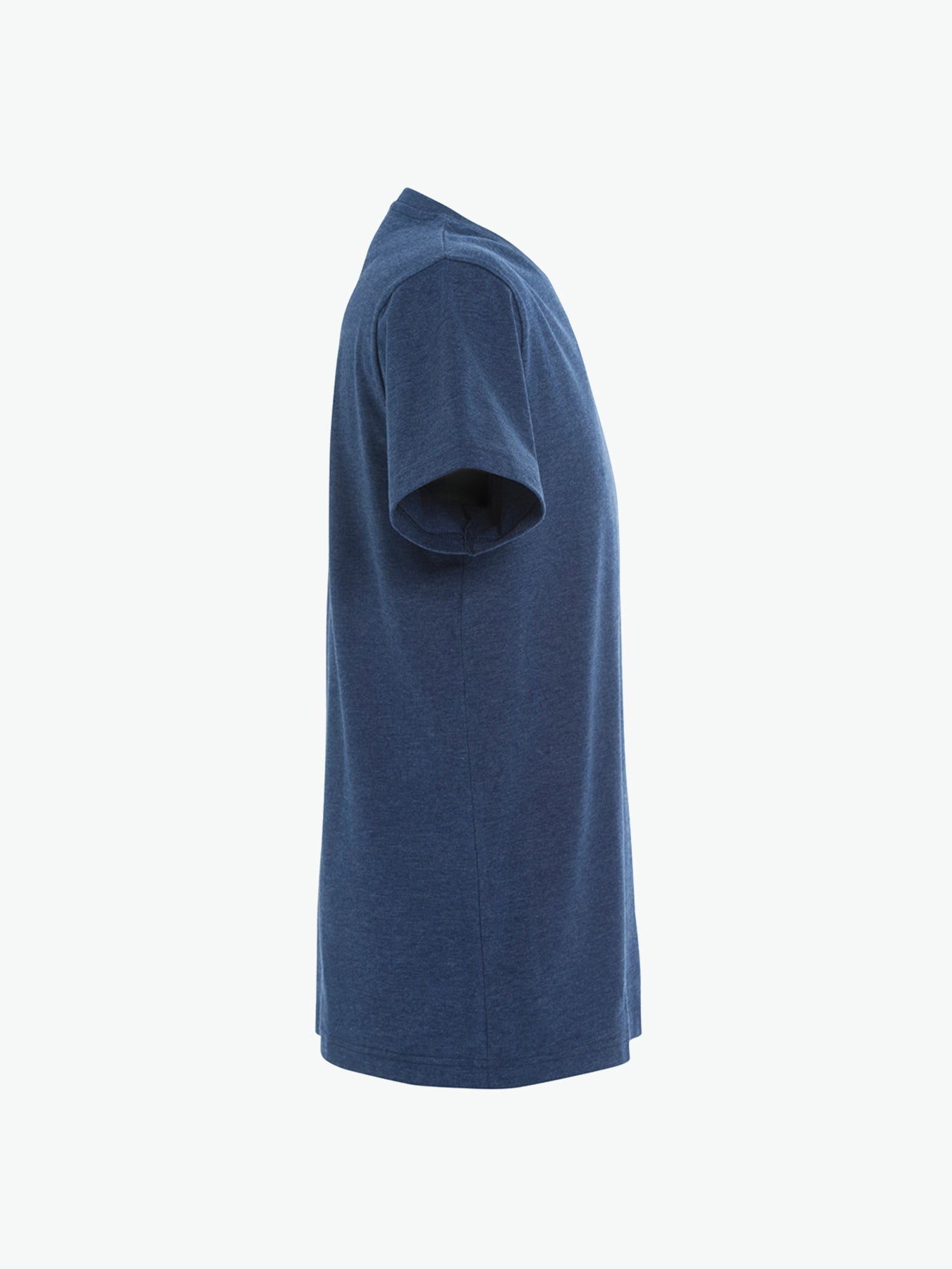 Clique New Classic-T - Blauwmelange T-Shirt Clique