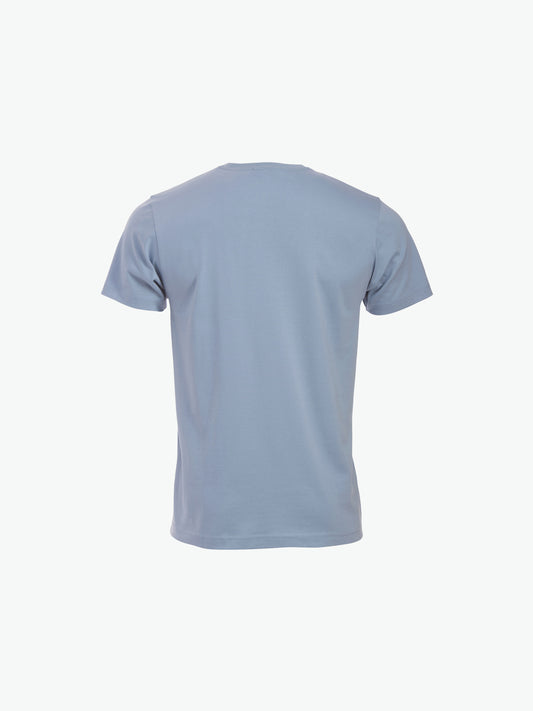 Clique New Classic-T - Lichtblauw T-Shirt Clique