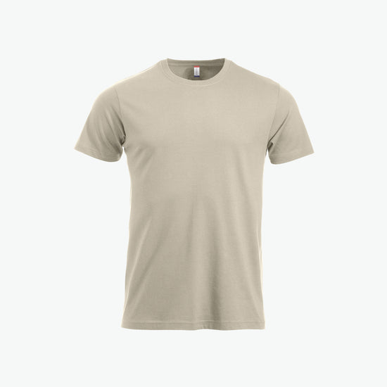 Clique New Classic-T - Licht Khaki T-Shirt Clique XS