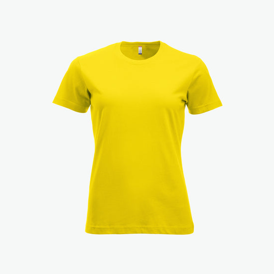 Clique New Classic-T Women - Lemon T-Shirt Dames Clique XS