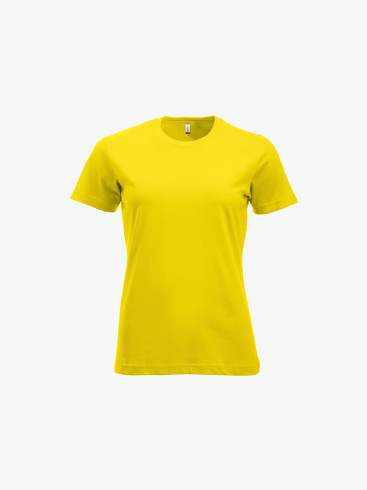 Clique New Classic-T Women - Lemon T-Shirt Dames Clique XS
