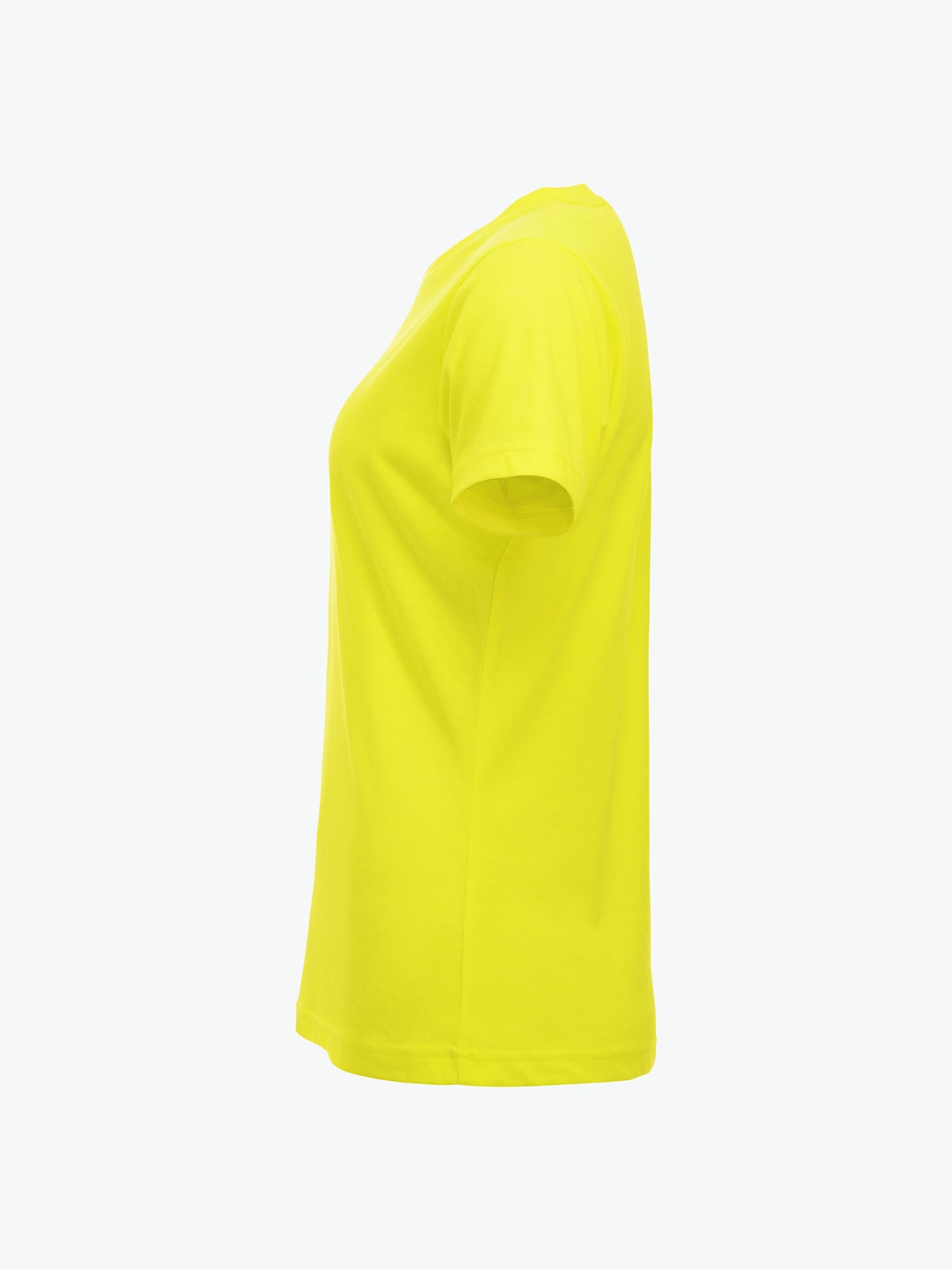 Clique New Classic-T Women - Signaalgeel T-Shirt Dames Clique