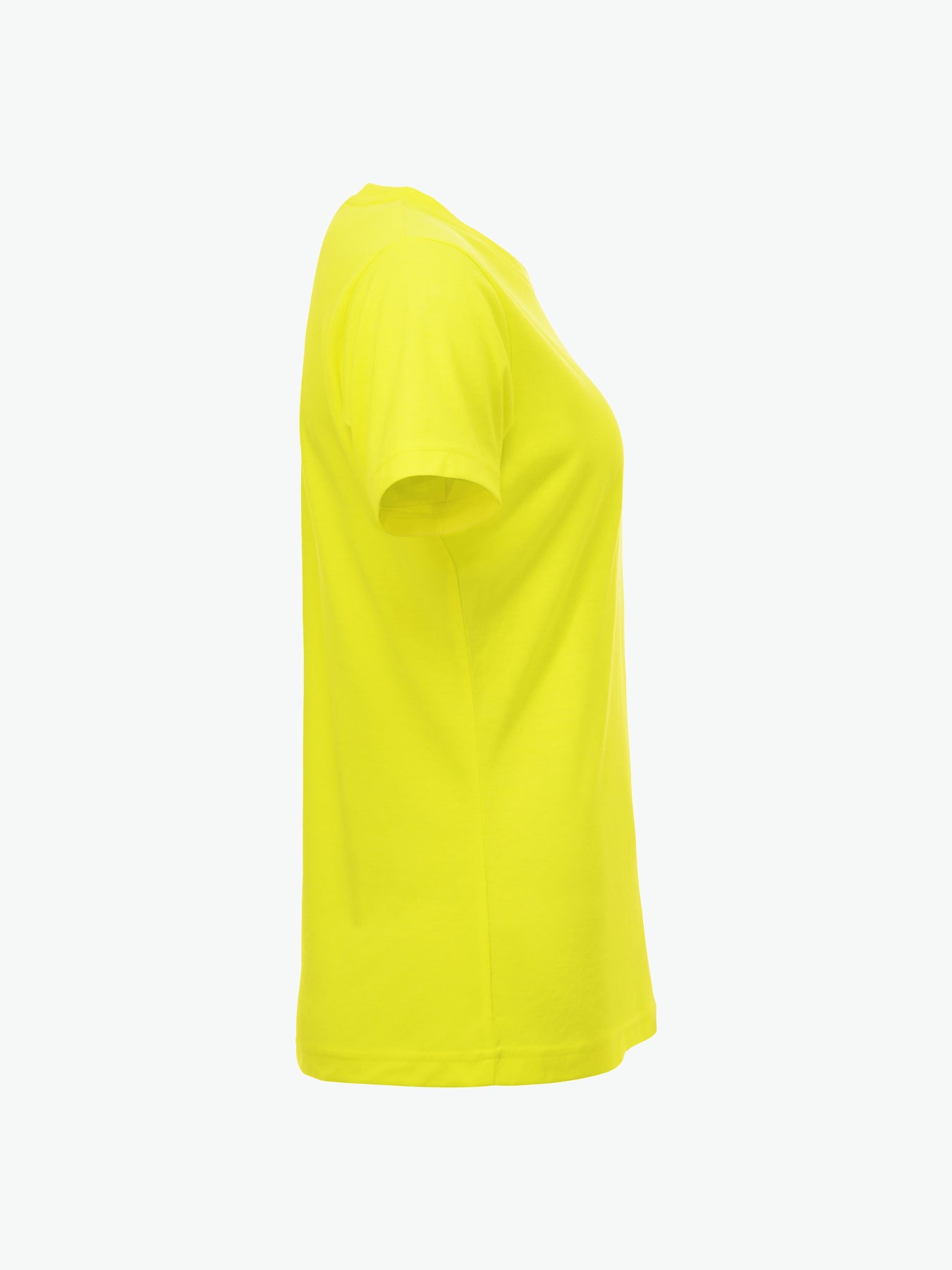 Clique New Classic-T Women - Signaalgeel T-Shirt Dames Clique