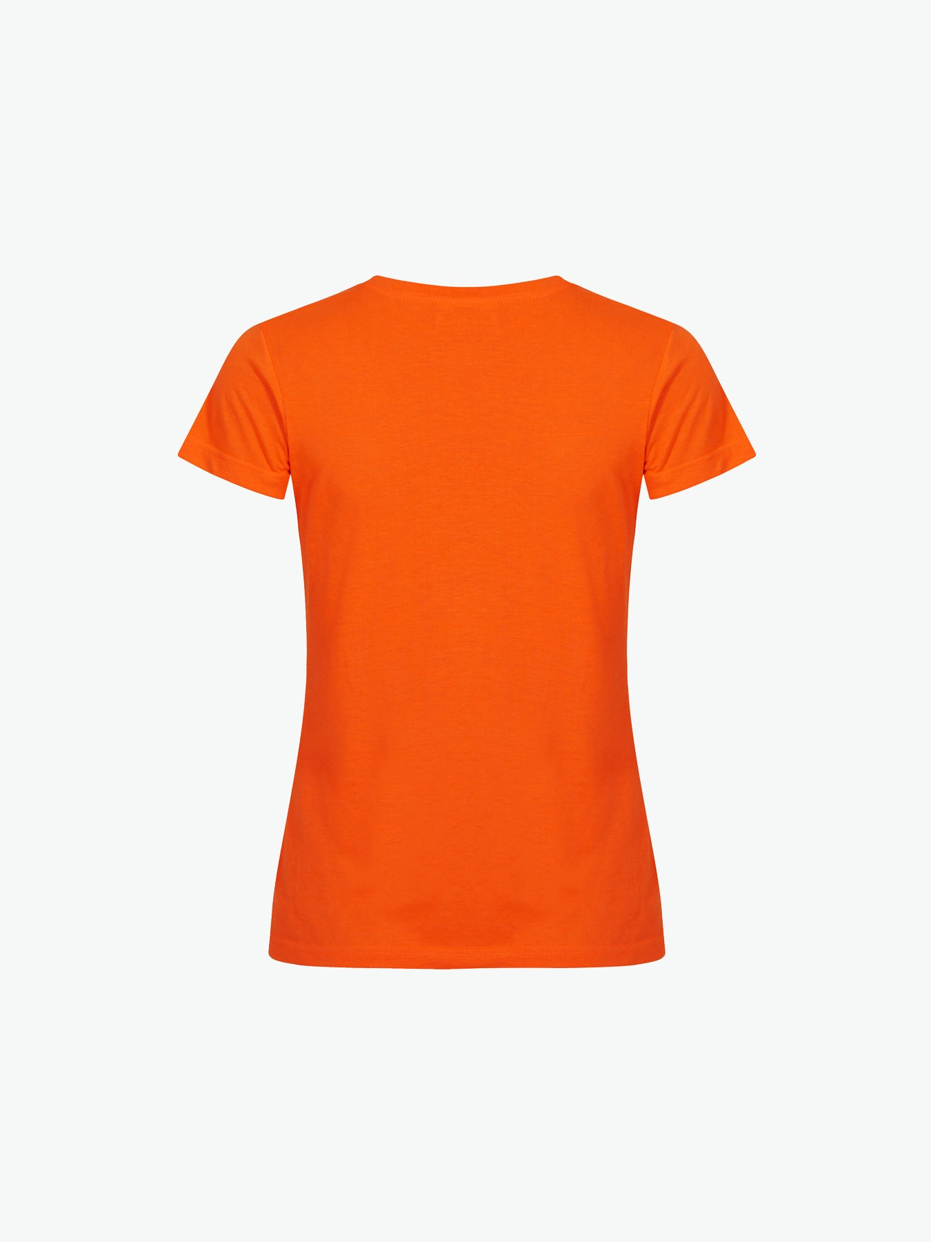 Clique New Classic-T Women - Signaaloranje T-Shirt Dames Clique