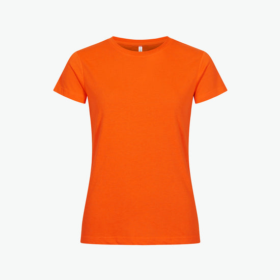 Clique New Classic-T Women - Signaaloranje T-Shirt Dames Clique XS