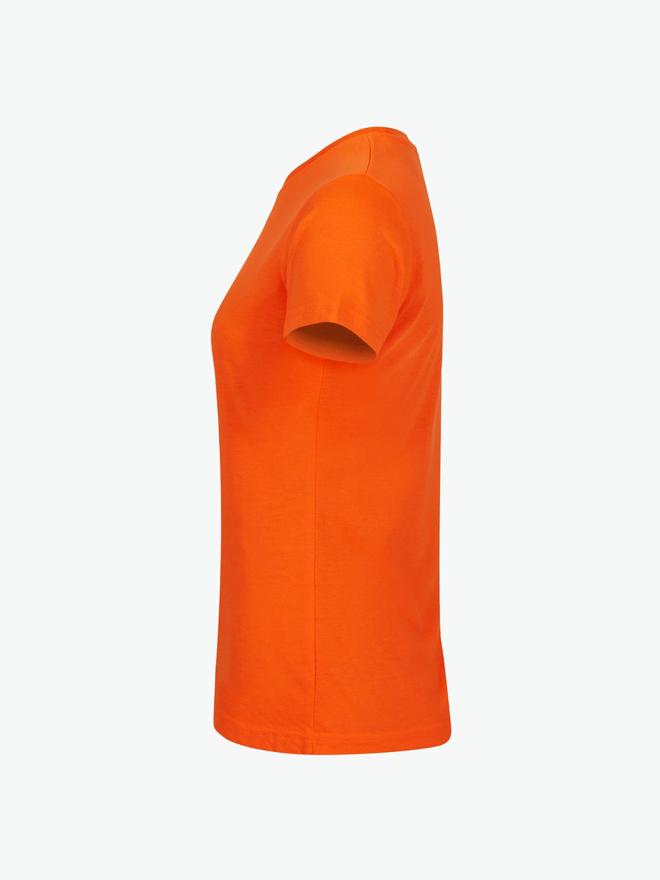 Clique New Classic-T Women - Signaaloranje T-Shirt Dames Clique
