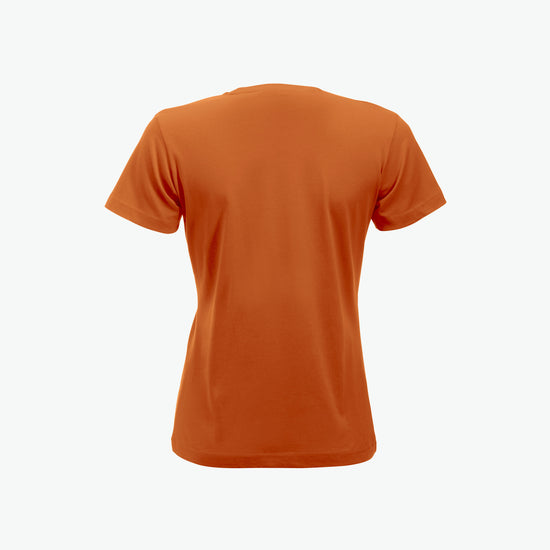 Clique New Classic-T Women - Dieporanje T-Shirt Dames Clique