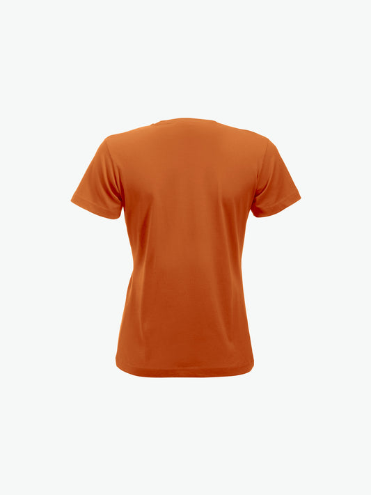 Clique New Classic-T Women - Dieporanje T-Shirt Dames Clique