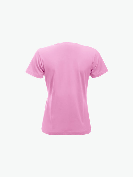 Clique New Classic-T Women - Helder Roze T-Shirt Dames Clique
