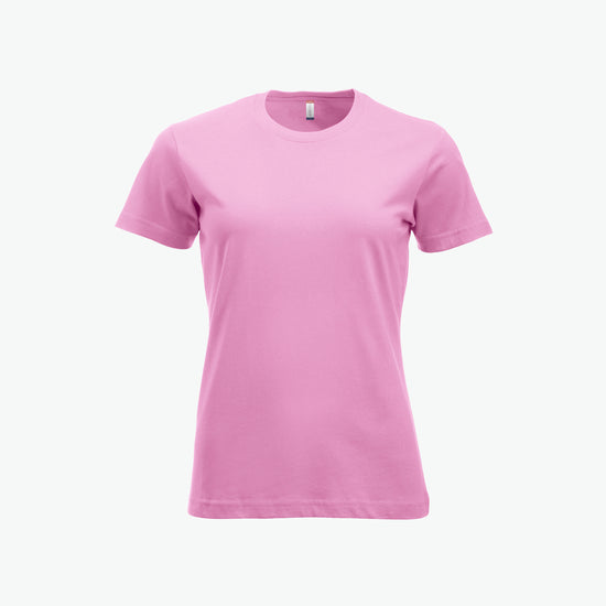 Clique New Classic-T Women - Helder Roze T-Shirt Dames Clique XS