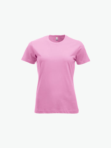 Clique New Classic-T Women - Helder Roze T-Shirt Dames Clique XS