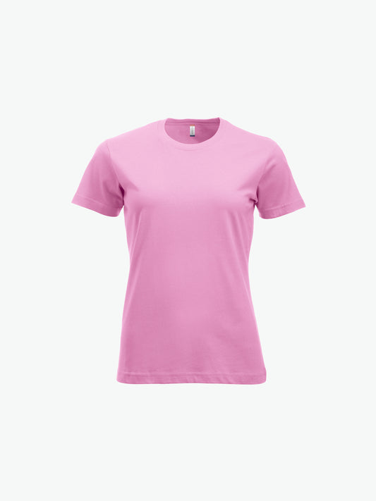 Clique New Classic-T Women - Helder Roze T-Shirt Dames Clique XS