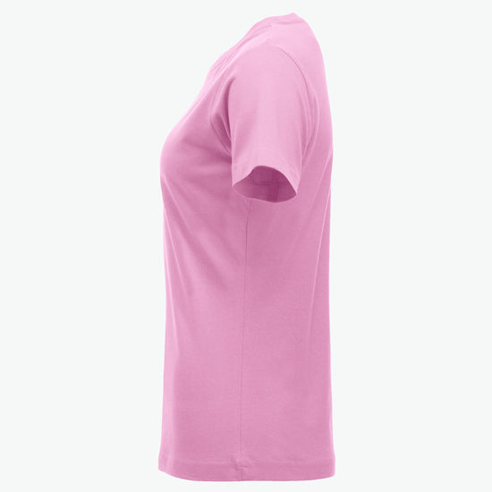 Clique New Classic-T Women - Helder Roze T-Shirt Dames Clique