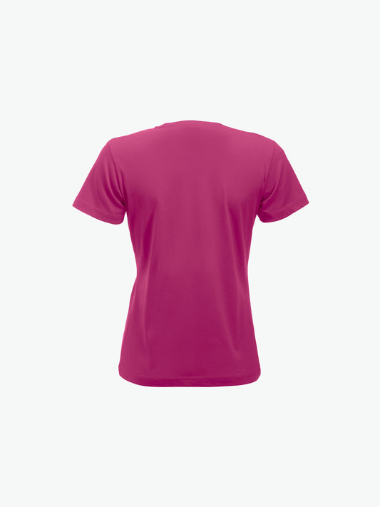 Clique New Classic-T Women - Helder Kersen T-Shirt Dames Clique