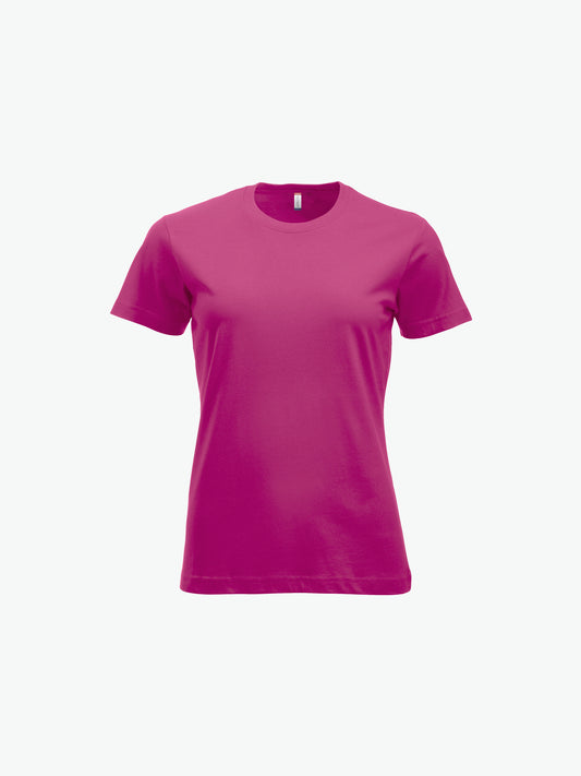 Clique New Classic-T Women - Helder Kersen T-Shirt Dames Clique XS