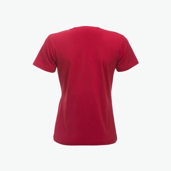 Clique New Classic-T Women - Rood T-Shirt Dames Clique
