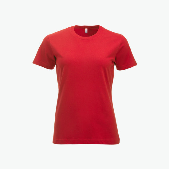 Clique New Classic-T Women - Rood T-Shirt Dames Clique XS