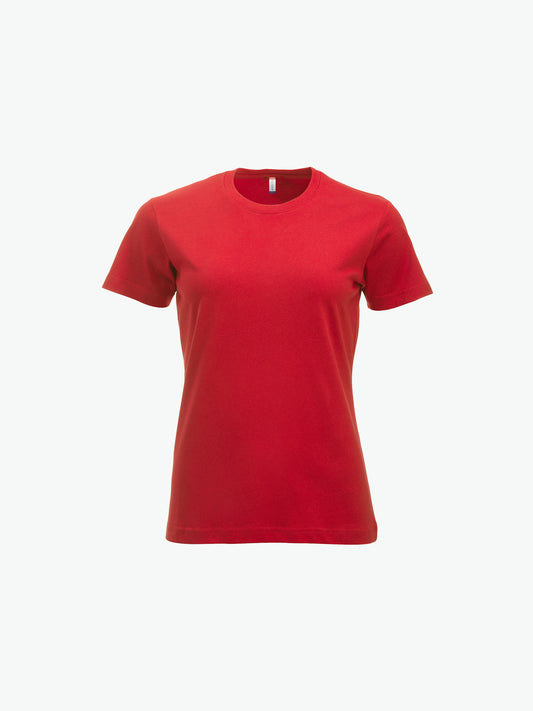 Clique New Classic-T Women - Rood T-Shirt Dames Clique XS